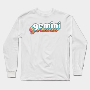 Gemini / Zodiac Astrological Sign Design Long Sleeve T-Shirt